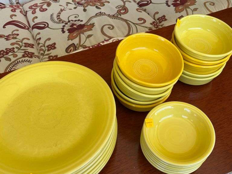 Yellow Fiesta Dishes