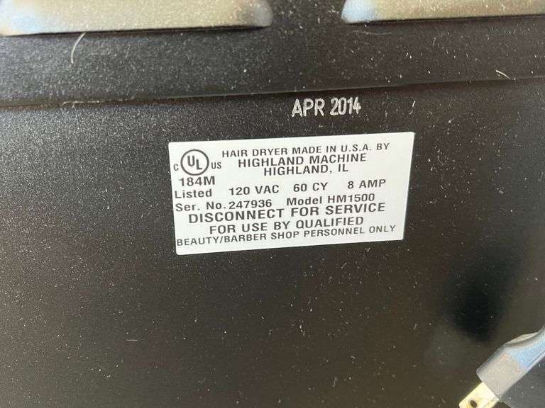 Comfort Aire & Venus Plus Hair Dryers