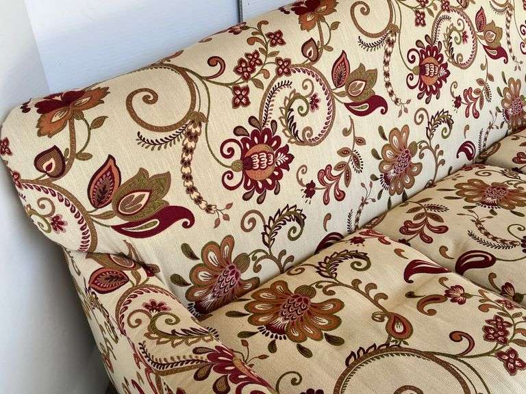 Upholstered Craftmaster Floral Sofa