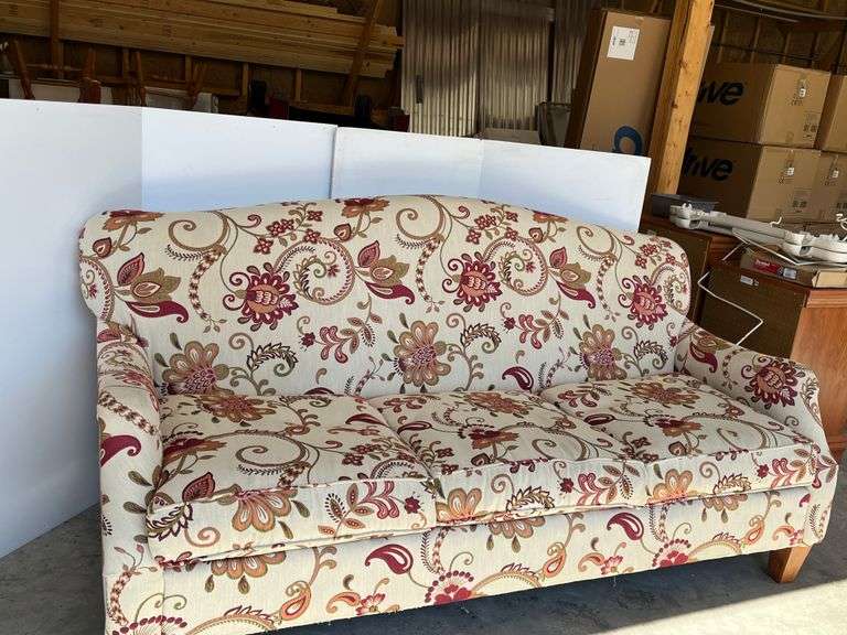Upholstered Craftmaster Floral Sofa