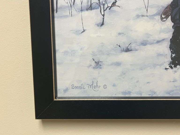 Snow Print by Bonnie Mohr