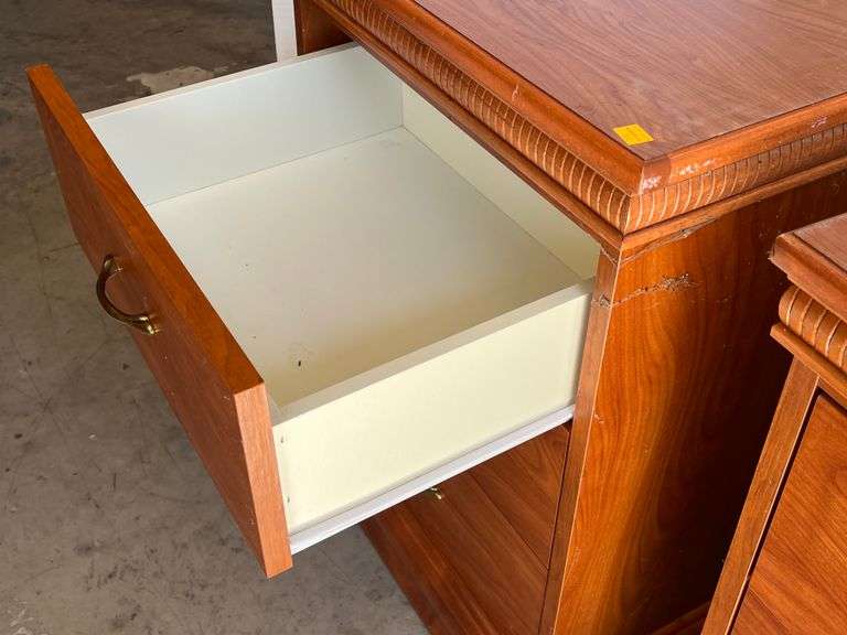 Two Woodland Bedside Nightstands