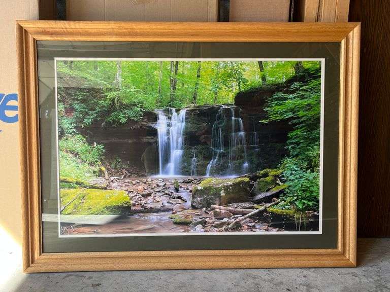 Oak Waterfall Print by Jerry Pastine