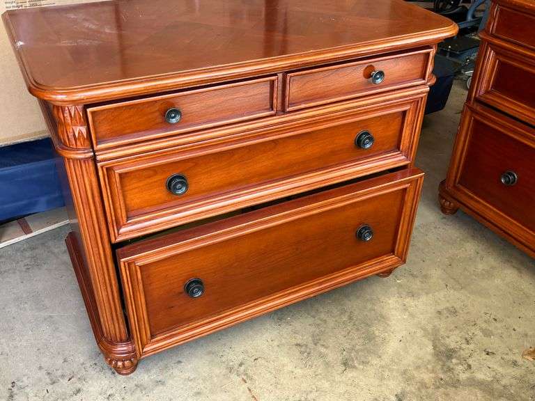 Office Corner Desk with File Cabinet