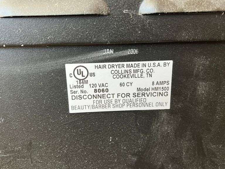 Comfort Aire & Venus Plus Hair Dryers