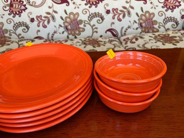 Red & Orange Fiesta Dishes