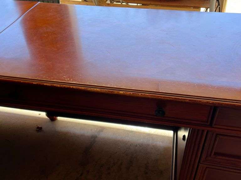 Office Corner Desk with File Cabinet