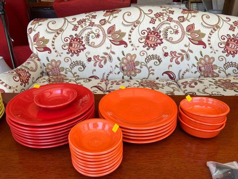 Red & Orange Fiesta Dishes
