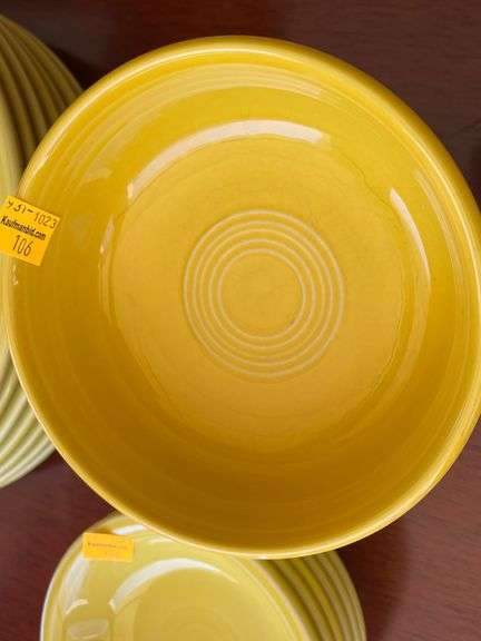 Yellow Fiesta Dishes