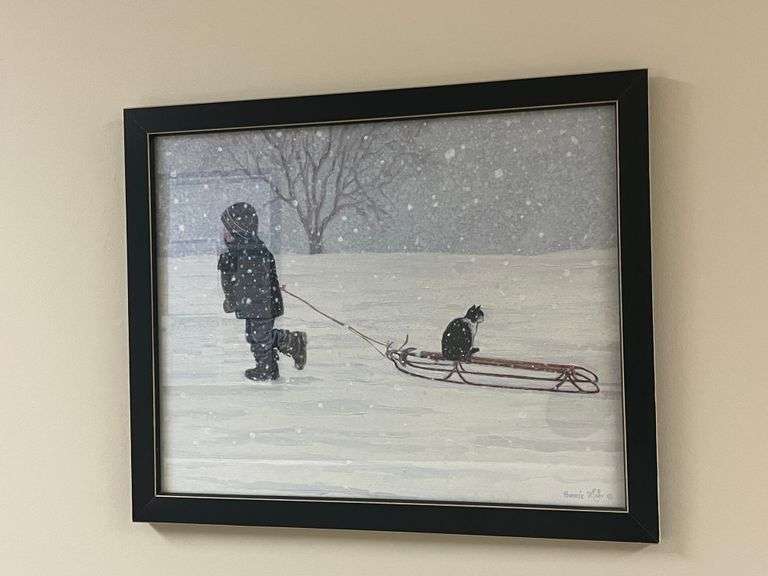 Snow Print by Bonnie Mohr