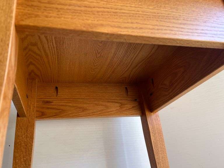2 Oak Side Tables