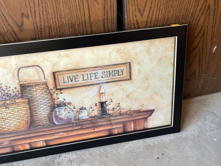 "Live Life Simply" Print