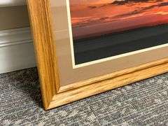 Oak Sunset Print by Jerry Pastine