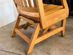 Oak Glider Rocker