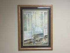 Oak Swing Print by Jerry Pastine