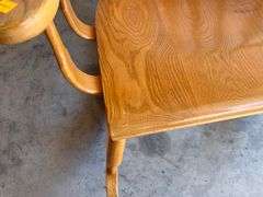 Oak Slatback Rocking Chair