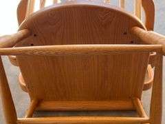Oak Slatback Rocking Chair