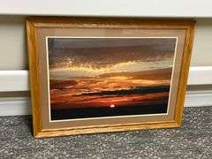 Oak Sunset Print by Jerry Pastine