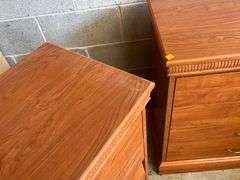 Two Woodland Bedside Chest of Drawers