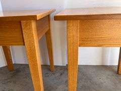 2 Oak Side Tables