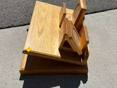 Curtian Rods, Coasters, Wash Basin, Floral Decor, Oak Recipe Book Holder, Etc.