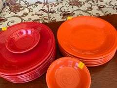 Red & Orange Fiesta Dishes