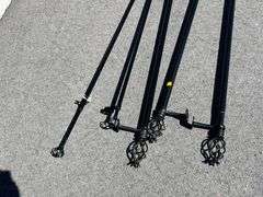 Curtian Rods, Coasters, Wash Basin, Floral Decor, Oak Recipe Book Holder, Etc.