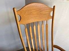 Oak Slatback Rocking Chair