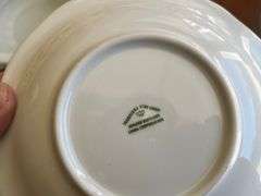 Canopy Bowls, Johan Haviland Saucers, & Made in China Bowls