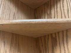 Oak Corner Shelf