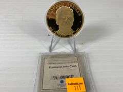 AMERICAN IDOL 2009 JFK Half Dollar 24K Gold Plated 4-Coin Set ELLEN SIMON RANDY
