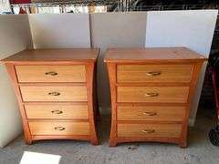 Two Denmark Bedside Chest of Drawers