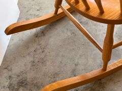 Oak Slatback Rocking Chair