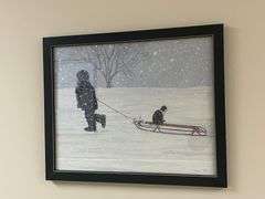 Snow Print by Bonnie Mohr