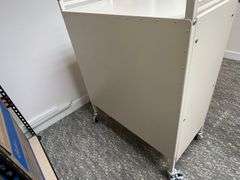 Metal Chart Cart w/ Binders