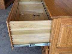Oak File Cabinet