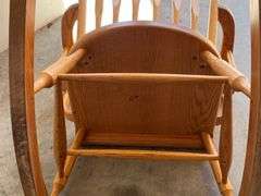 Oak Slatback Rocking Chair