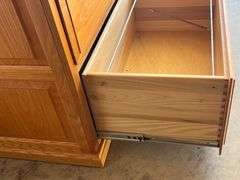 Oak File Cabinet