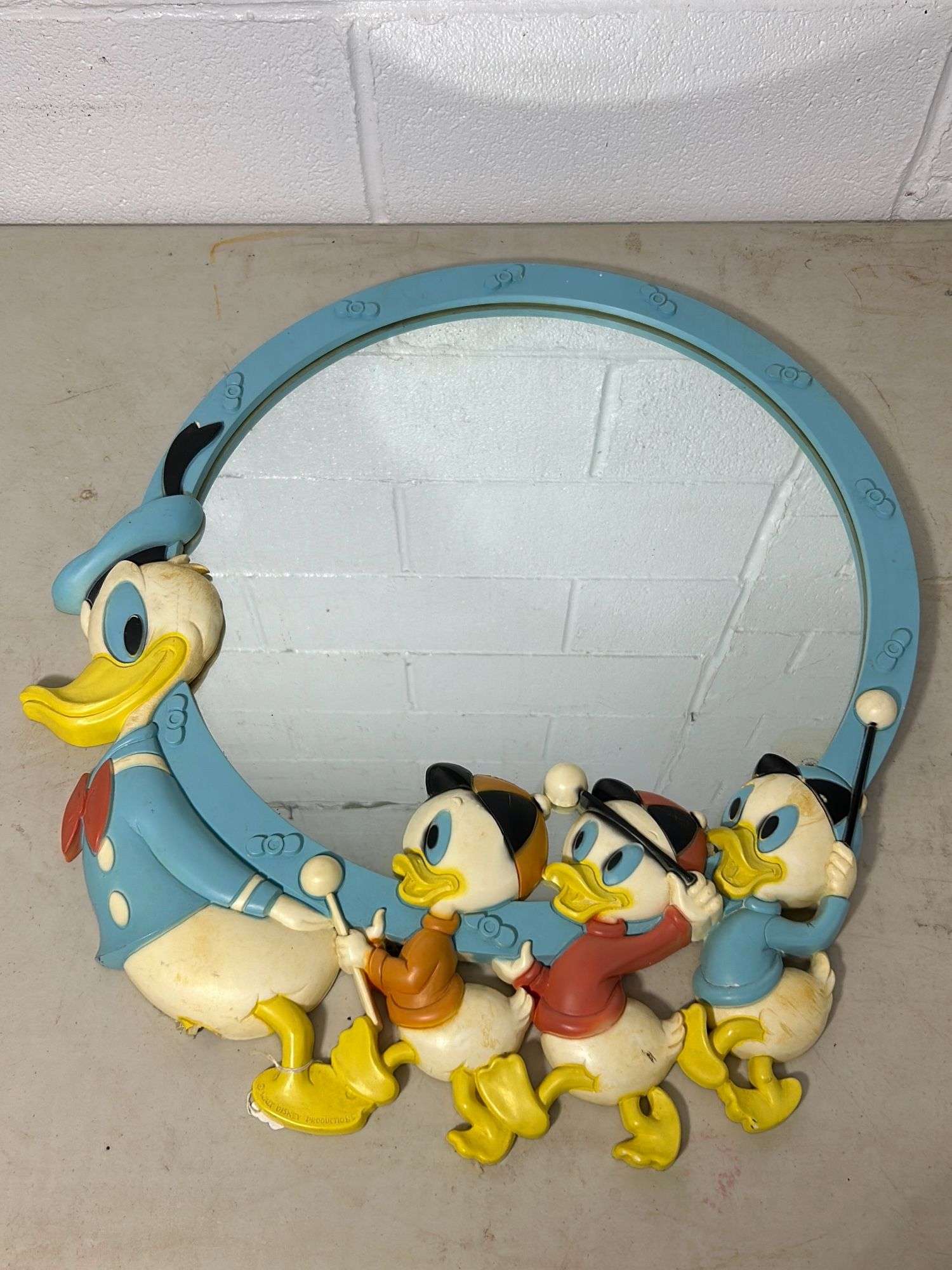 1960s Walt Disney productions Donald Duck mirror - Kaufman Realty