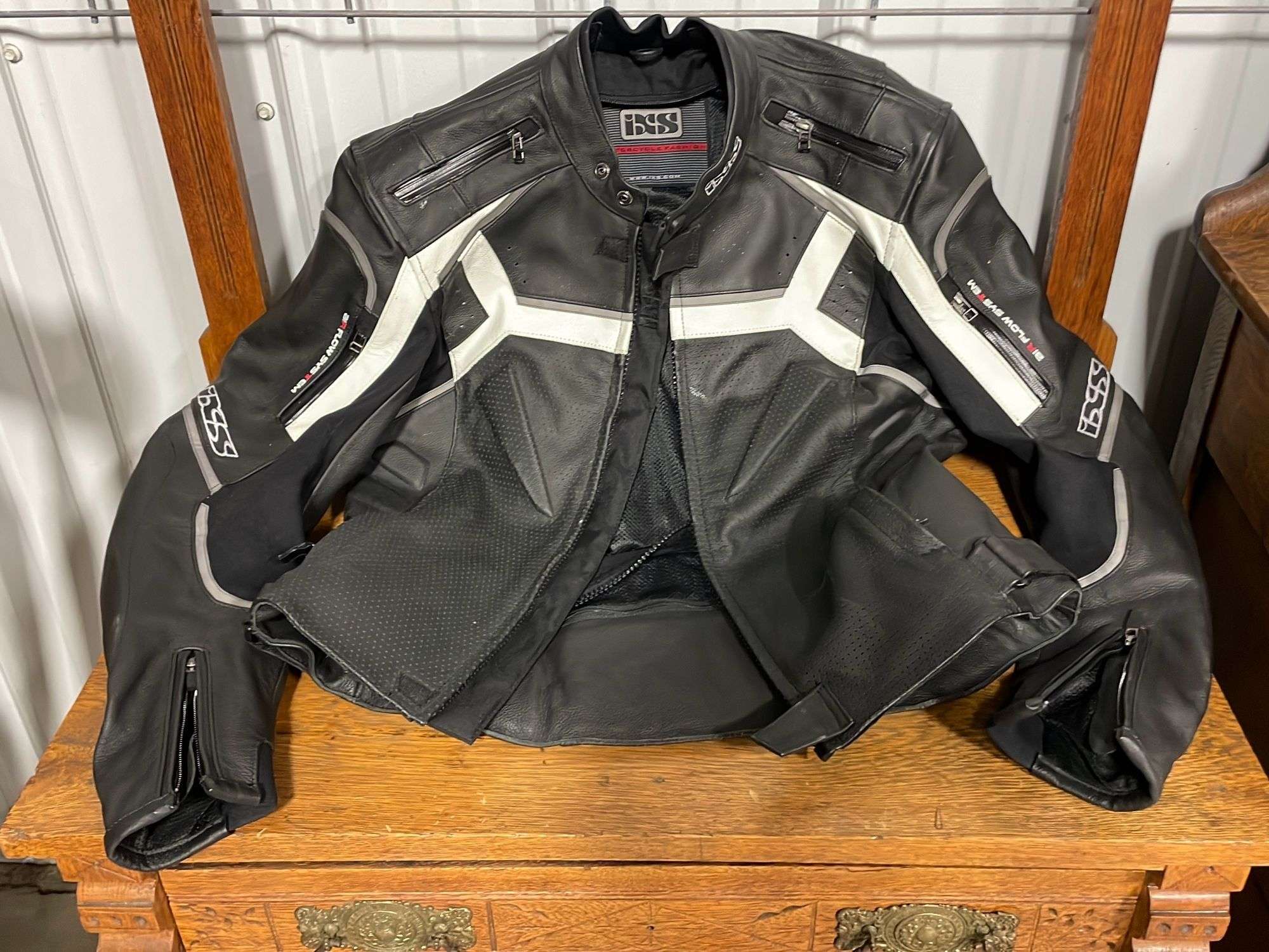 BCS Kevlar motorcycle jacket and Shoei helmet - Kaufman