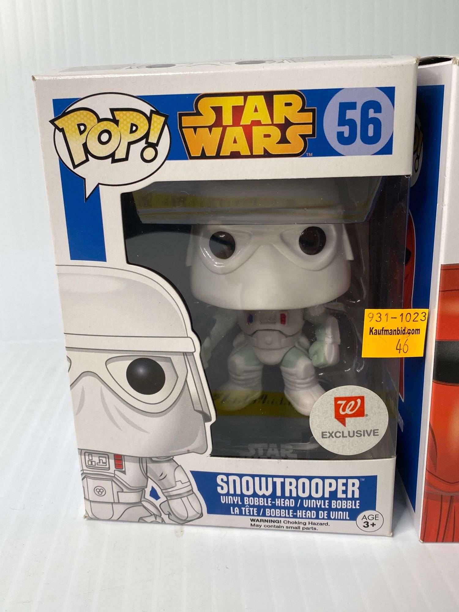 Star Wars Funko Pops Snowtrooper 56, Imperial Guard 57