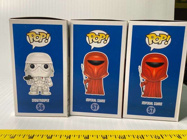 Star Wars Funko Pops Snowtrooper 56, Imperial Guard 57