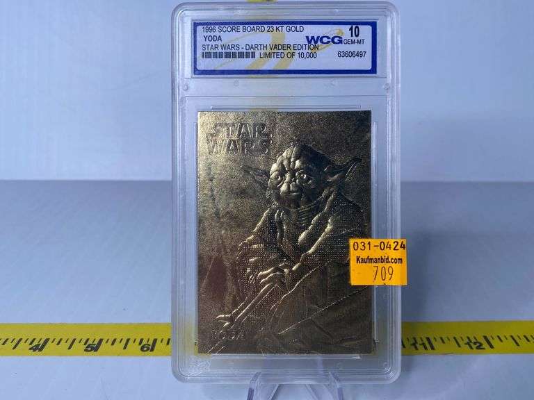 Star Wars Gold Coin 1996 Star Wars Yoda Limited Edition 23KT Gold