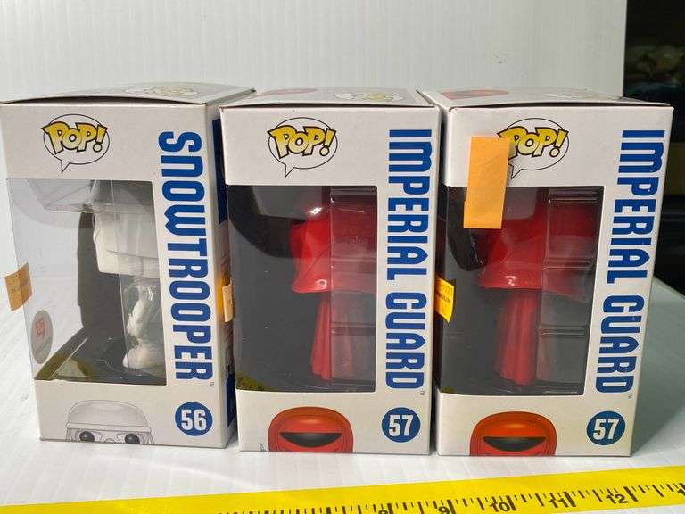 Star Wars Funko Pops Snowtrooper 56, Imperial Guard 57