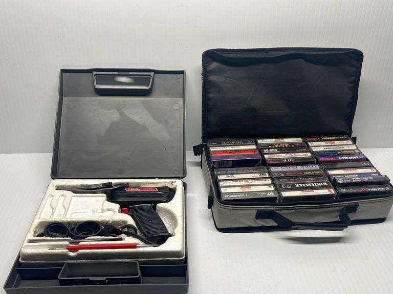 Soldering Gun and Cassettes