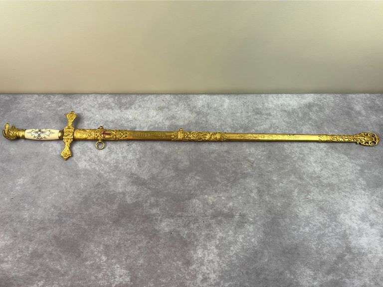 Masonic Sword ,made by Greenwood Atkinson -Isaac Wright 40”L