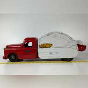 Vintage STRUCTO Toyland Construction Company Wind-up Pressed