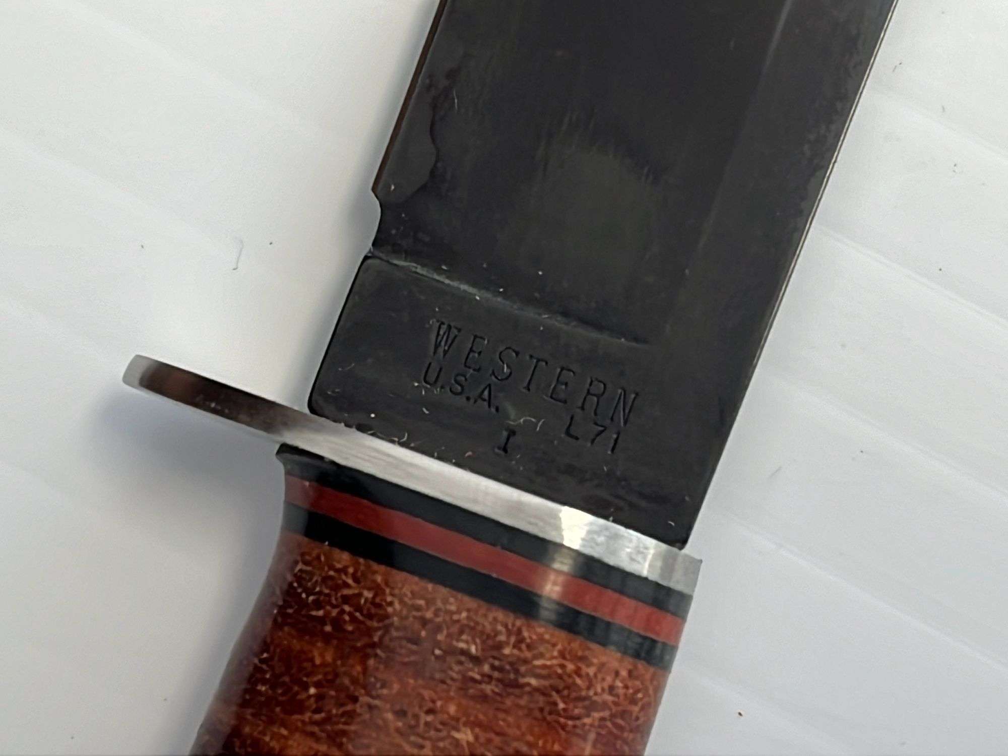 Western Cutlery L71 Seabee Combat Knife w/ Sheath in Box - Kaufman 
