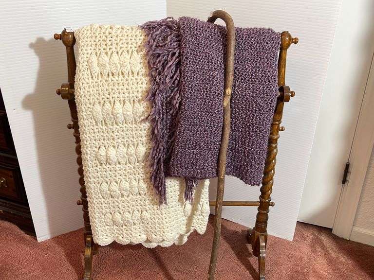 Quilt Rack and Walking Stick