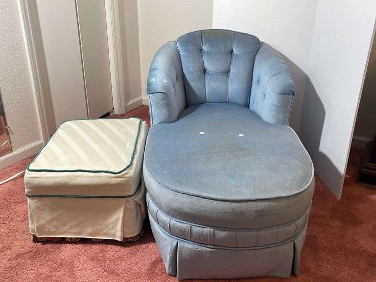 Chair and Footstool